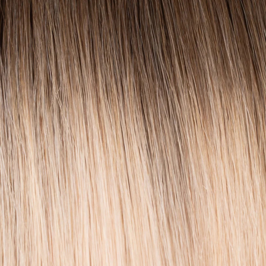 Volume Weft, Walnut Brown, Ash Blonde Rooted