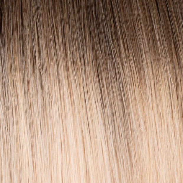 Volume Weft, Walnut Brown, Ash Blonde Rooted