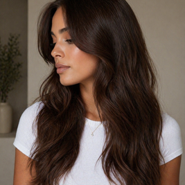 Volume Weft, Chocolate Brown #4